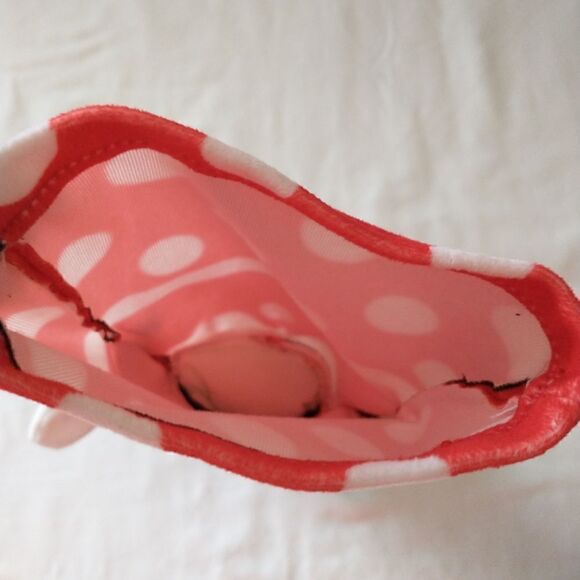 Melissa & Doug Minnie Mouse Puppet Hand Baby Kids Theatre Red White Polka Dot - Picture 5 of 15